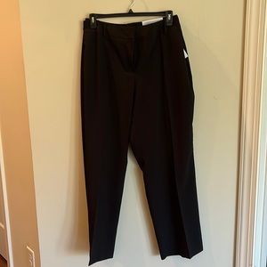 22W Liz Claiborne black trousers NWT. Washable and stretchy